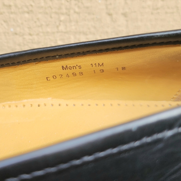 Cole Haan Ascot II Gold Horsebit Leather Loafer C02498 Dress Shoe Black 11M - Picture 7 of 12